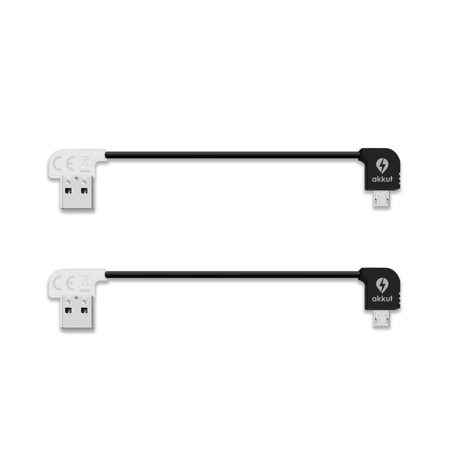 2 Stk. Ladekabel Micro-USB für FLEXIBLE BANK 8 Qi